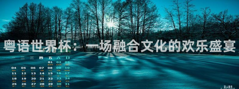 2026葡萄牙杯赛程表：粤语世界杯：一场融合文化的欢乐盛宴